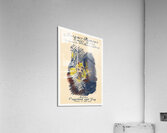 Jacques Damour 1896 poster of a man and a woman by Ethel Reed.  Acrylic Print