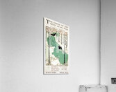 The House of the Trees ca.1895 vintage poster of a woman seated on lawn by Ethel Reed. Acrylic Print