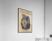 Woman and man 1896 print by Ethel Reed. Acrylic Print