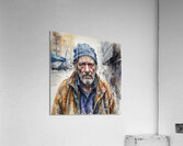 Watercolor Whats Left By Bruce Lazarus Acrylic Print