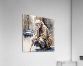 Watercolor  “Deliver Me“  By Bruce Lazarus Acrylic Print