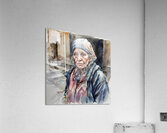 Watercolor “Im Truly Tired”  By Bruce Lazarus Acrylic Print