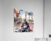 Watercolor “ Decisions Decisions Decisions” By Bruce Lazarus Acrylic Print