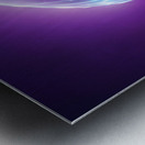 Purple Moon  Mushroom By ISHISH Metal print