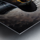 A Drip-ling Candle Ghost By ISHISH Metal print