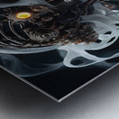 A Beautiful  Cyberpunk Nymph Ghost By ISHISH Metal print