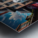 A Graffiti Ghost Mural By ISHISH Metal print