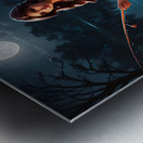 A Girl On A Fishing Boat By ISHISH Metal print