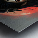 Ronin Woman and Her Cat By ISHISH Metal print