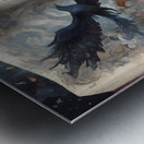 Fabled Bird Book By ISHISH Metal print