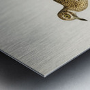 Eurasian stone curlew burhinus oedicnemus Metal print