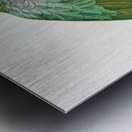 Red-and-blue amazon  Impression metal