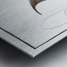 Chaetodon nigricans Metal print