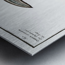 1. Ophidium Barbatum 2. Ophidium aculeatum Metal print