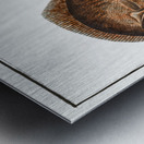 Pearl Pleuronectes Rhombus Metal print