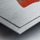 Red-fin Lutjanus erythropterus Metal print