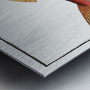 Striped Surmulet Mullus Surmuletus Impression metal