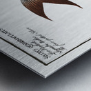 1. Knotty Silure Silurus Nodosus 2. Four spotted Silure Silurus Quadrimaculatus Metal print