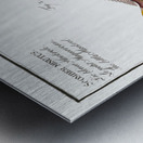 1. Nose-Herring Clupea Nasus 2. Little Mackrel Scomber minutus Metal print