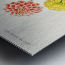 Dahlia Metal print