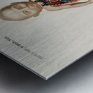 Circulation of the blood In a fetus Metal print