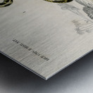 Rattlesnake Crotale and Saharan horned Viper Cerastes Metal print