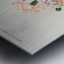 Carnation Dianthus caryophyllus Metal print