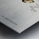 White-headed capuchin Cebus Hypoleucus Metal print