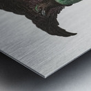 Superb bird of paradise  Metal print