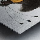 Western parotia  Metal print