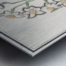 Iris in vintage style Metal print