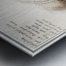 Grape hyacinth in vintage style Metal print