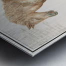 Horse in vintage style Metal print