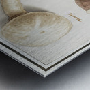 Mushrooms in vintage style Metal print