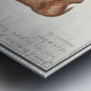 Brazilian cow in vintage style Metal print