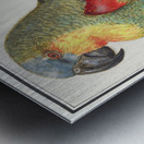 Parrot in vintage style Metal print
