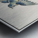 Passerines in vintage style Metal print