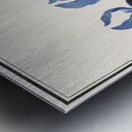 Purple iris vintage style Metal print