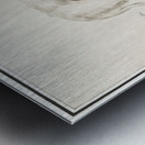 Greyhound in vintage style Metal print