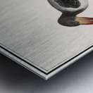 Unknown bird in vintage style Metal print