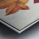 Tulip in vintage style Metal print