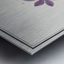 Saffron flower and yellow crocus Metal print