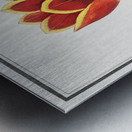 Tulip in vintage style Metal print