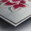 Tulip in vintage style Metal print