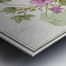 Tulip in vintage style Metal print