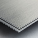 Globe of red lily in vintage style Metal print