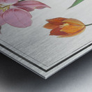 Tulip in vintage style Metal print