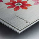 Anemone in vintage style Metal print