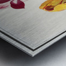 Tulip in vintage style Metal print