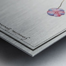 Geranium in vintage style Metal print